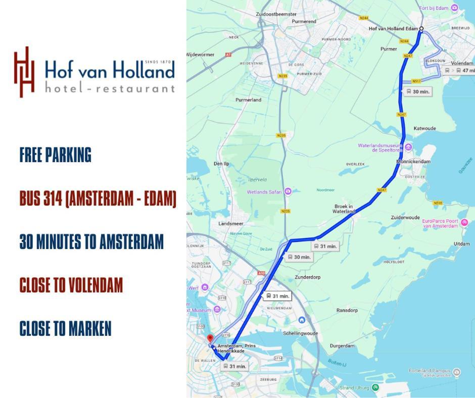 Hof Van Holland Hotel Edam Bagian luar foto